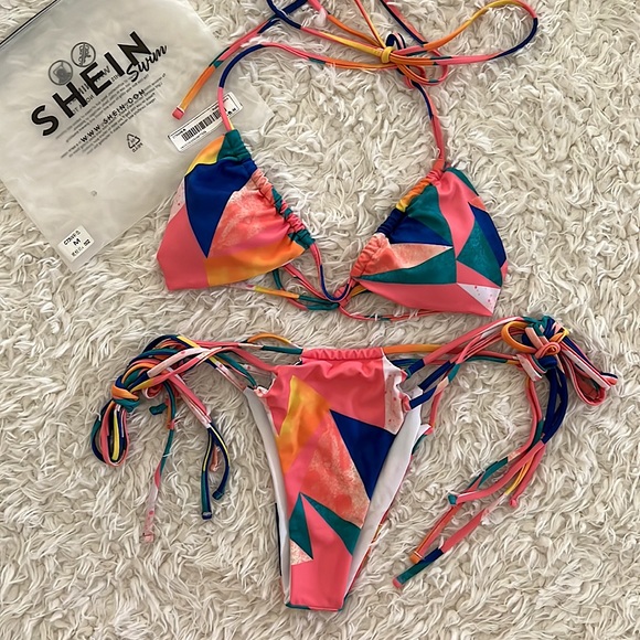 SHEIN Other - SHEIN Halter Triangle Bikini